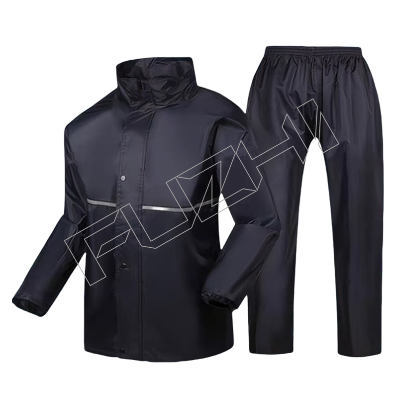 FGRI-1003 Men and women split raincoat rain pants waterproof set reflective double layer raincoat...