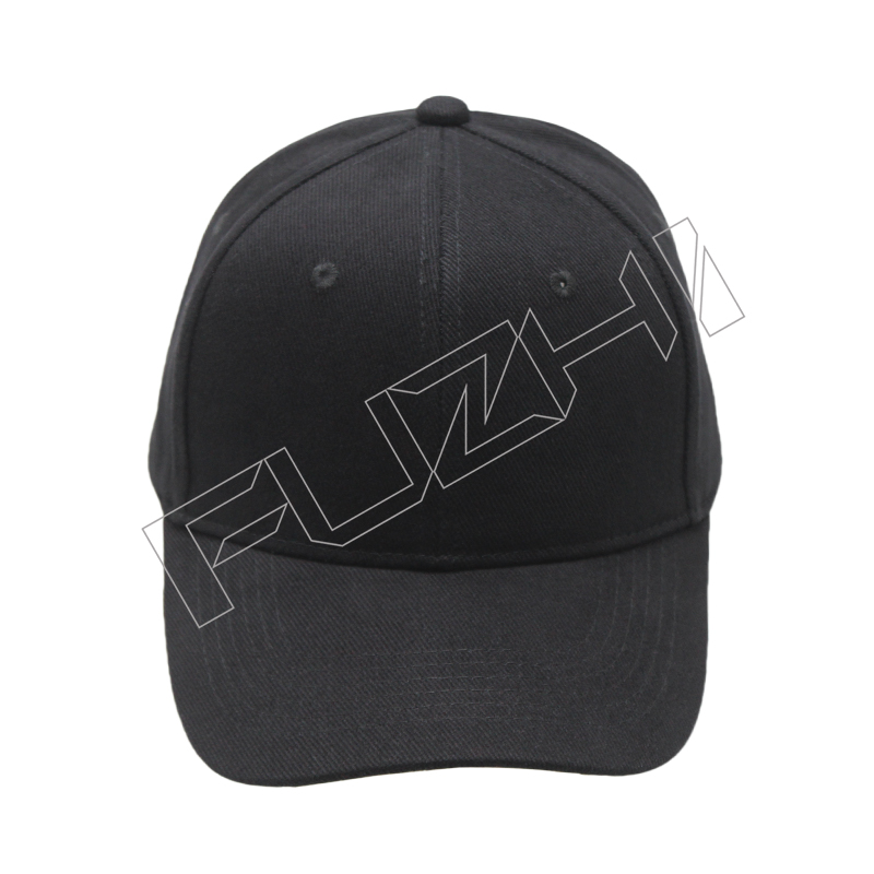 FGBC-6004 6 panel solid color baseball cap heavy brushed cotton baseball cap men and women outdoo...
