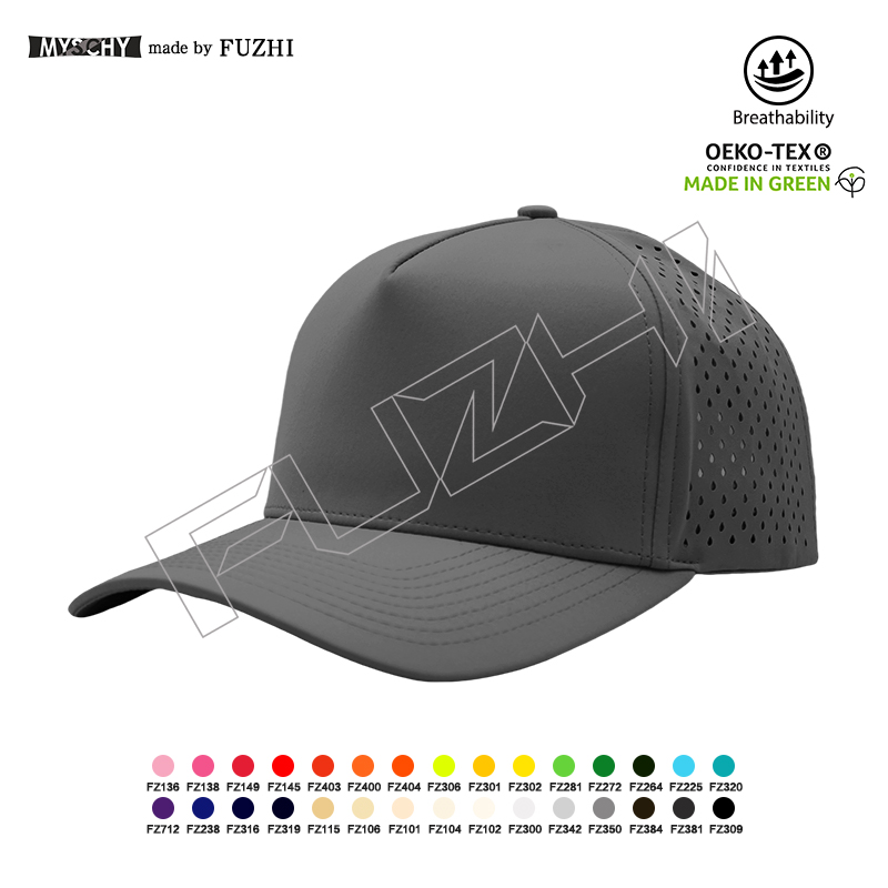 FGSC-1003 5 panel laser holes baseball cap 