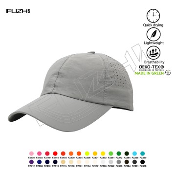 FZSC-2006 Gorra deportiva ultraligera con protección solar y orificios láser para actividades al aire libre