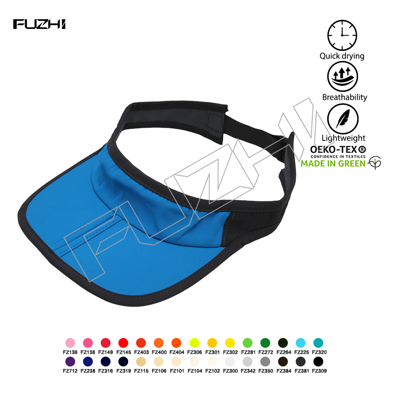 FZSH-1004 Quick-drying empty top sport sun cap custom new sun hat breathable sunscreen quick dryi...