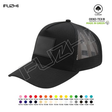 FZBC-5860 Gorra de béisbol de 5 paneles con parche de goma personalizado
