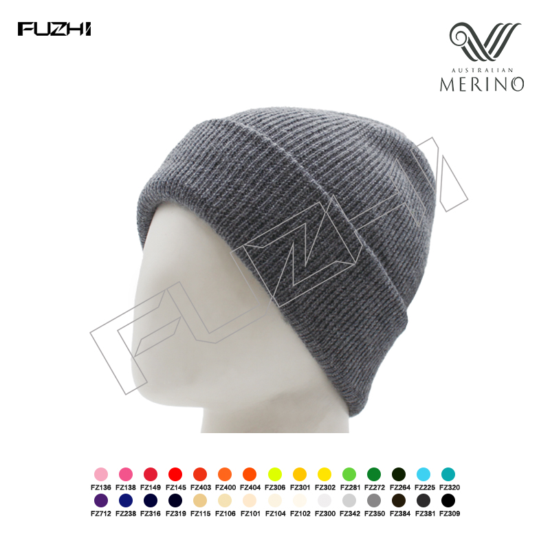 Bonnet en laine mérinos FZBH-1005