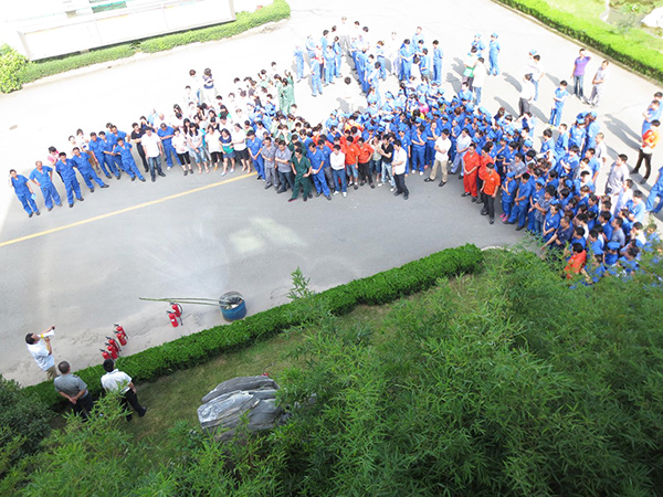 We held a fire drill in the morning of October 9, 2020
