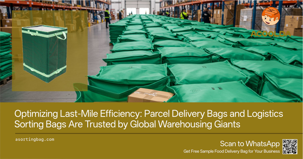 Optimizing Last-Mile Efficiency: Parcel Delivery Bags and Logistics Sorting Bags Are Trusted by Global Warehousing Giants