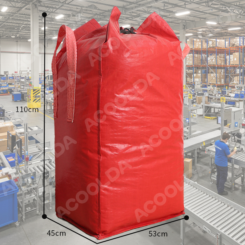 Large-Capacity 25kg Custom Parcel Sorting Bags - 190L/260L PE Woven with Drawstring Closure for Logistic Warehouse Distribution Center