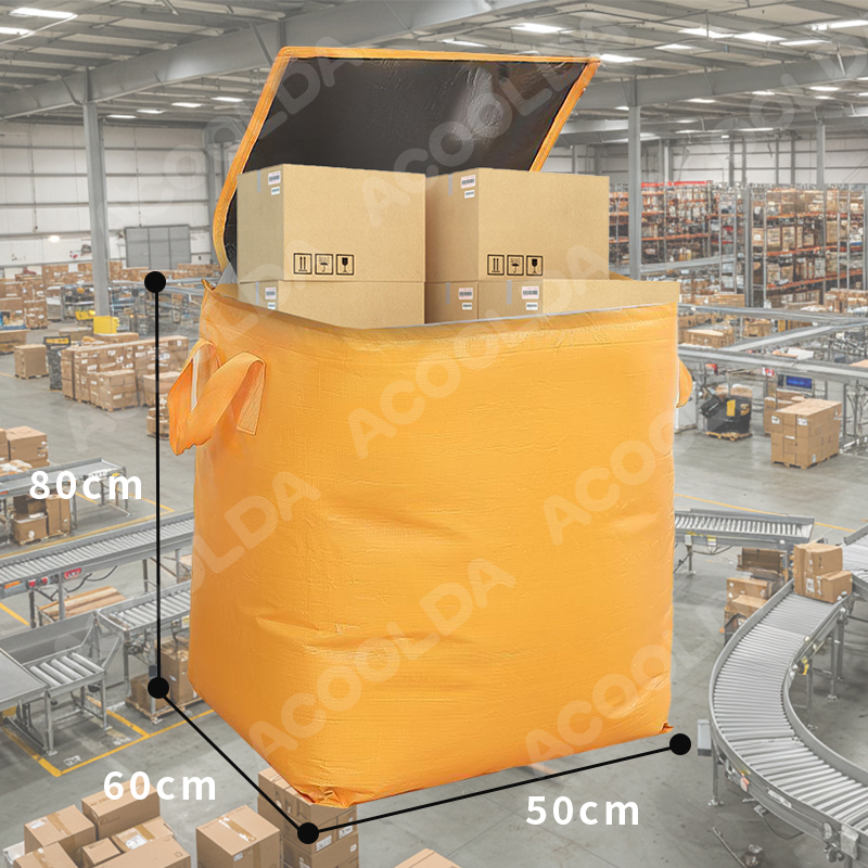 Splash-Proof 240L Logistics Distribution Storage Bag with Zipper – Durable Square Design for Efficient Parcel Transport and Sorting