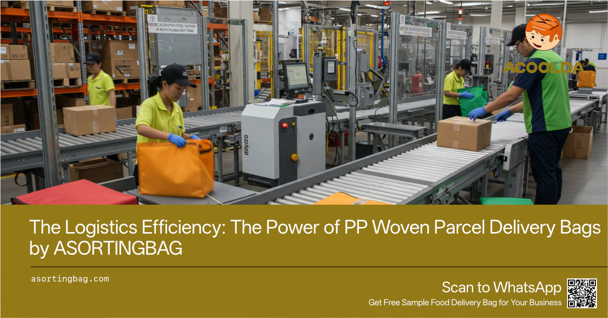 The Logistics Efficiency: The Power of PP Woven Parcel Delivery Bags by ASORTINGBAG