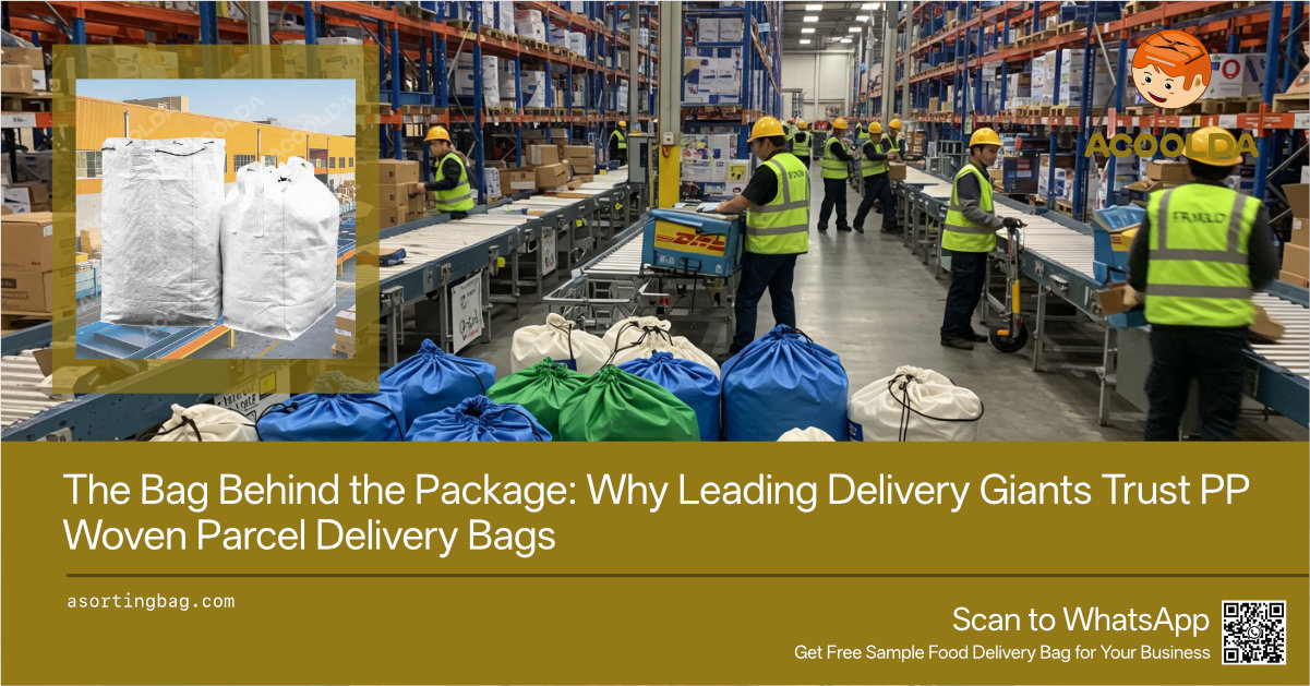 The Bag Behind the Package: Why Leading Delivery Giants Trust PP Woven Parcel Delivery Bags