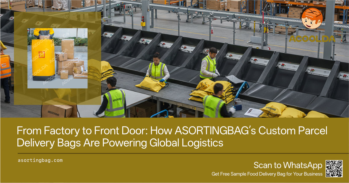 From Factory to Front Door: How ASORTINGBAG’s Custom Parcel Delivery Bags Are Powering Global Logistics