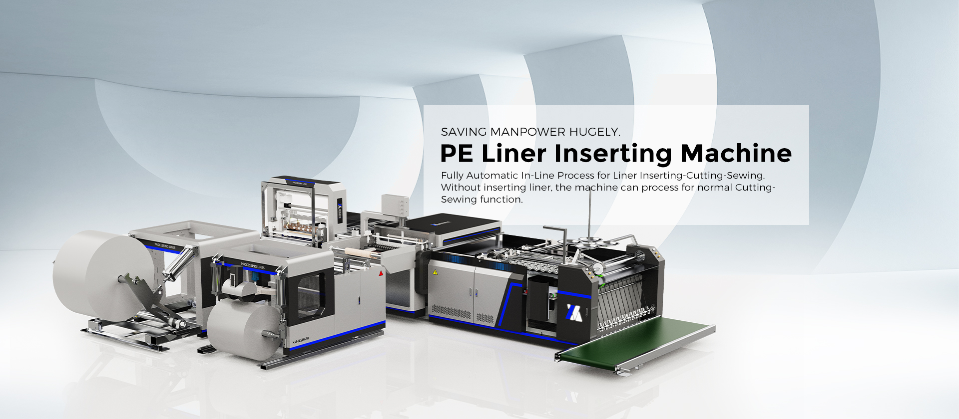  PE Liner Inserting With Hot Melt Adhesive Machine PE Liner Inserting With Hot Melt Adhesive Machine