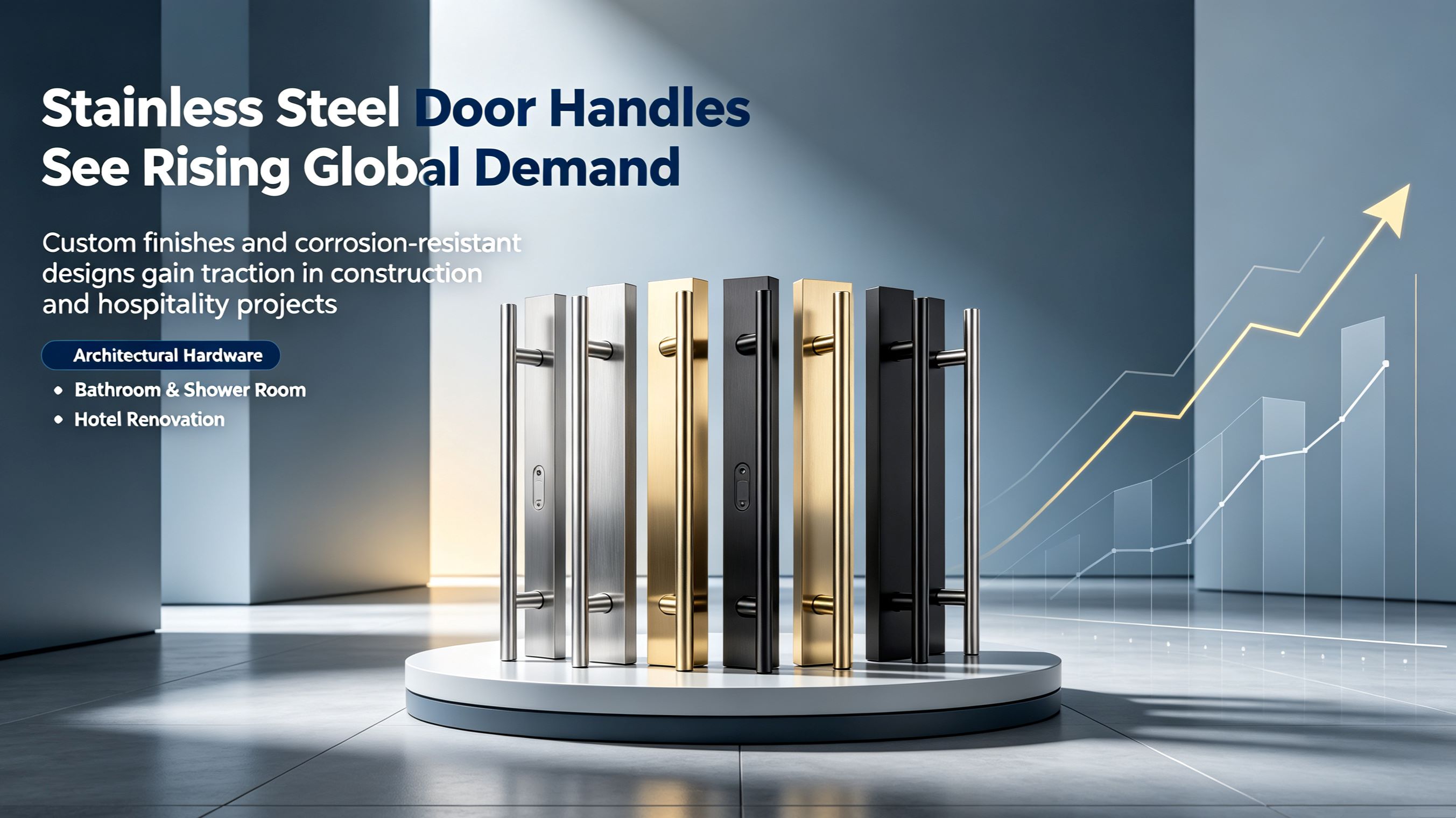 Stainless Steel Door Handle Hardware: Rising Demand for Custom & Corrosion-resistant Products in Bathroom & Shower Room Projects