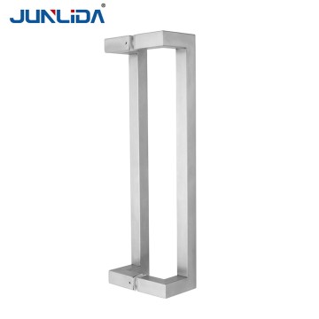 China factory Directly supply double sided wooden door handle glass long pull handle