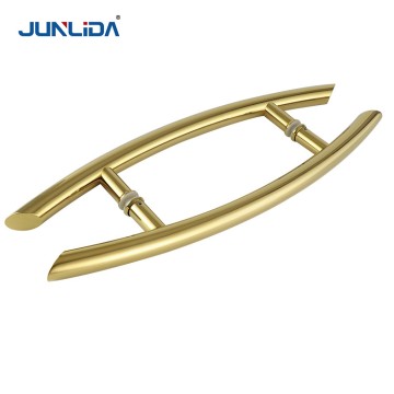 Bathroom Glass Door Square Tube Handle Sliding Glass Door Back-to-back Pull Handle Manufacturer
