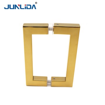 Customize Golden Black Durable Bathroom Door Handle Square Shower Door Pull Handle