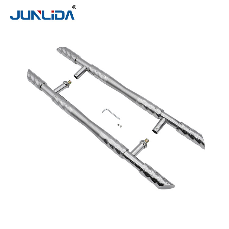 High quality Satin Color 12inch 24inch Safe Door Handle Glass Door Handle Home Pull Handle  (.jpg