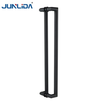 Mâner modern rotund din oțel inoxidabil, lung de 600 mm, pentru uși de sticlă din lemn