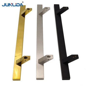 OEM ქარხნის მომწოდებელი აბაზანის ფოლადის ცალმხრივი საშხაპე ოთახის მოცურების მინის კარის სახელური