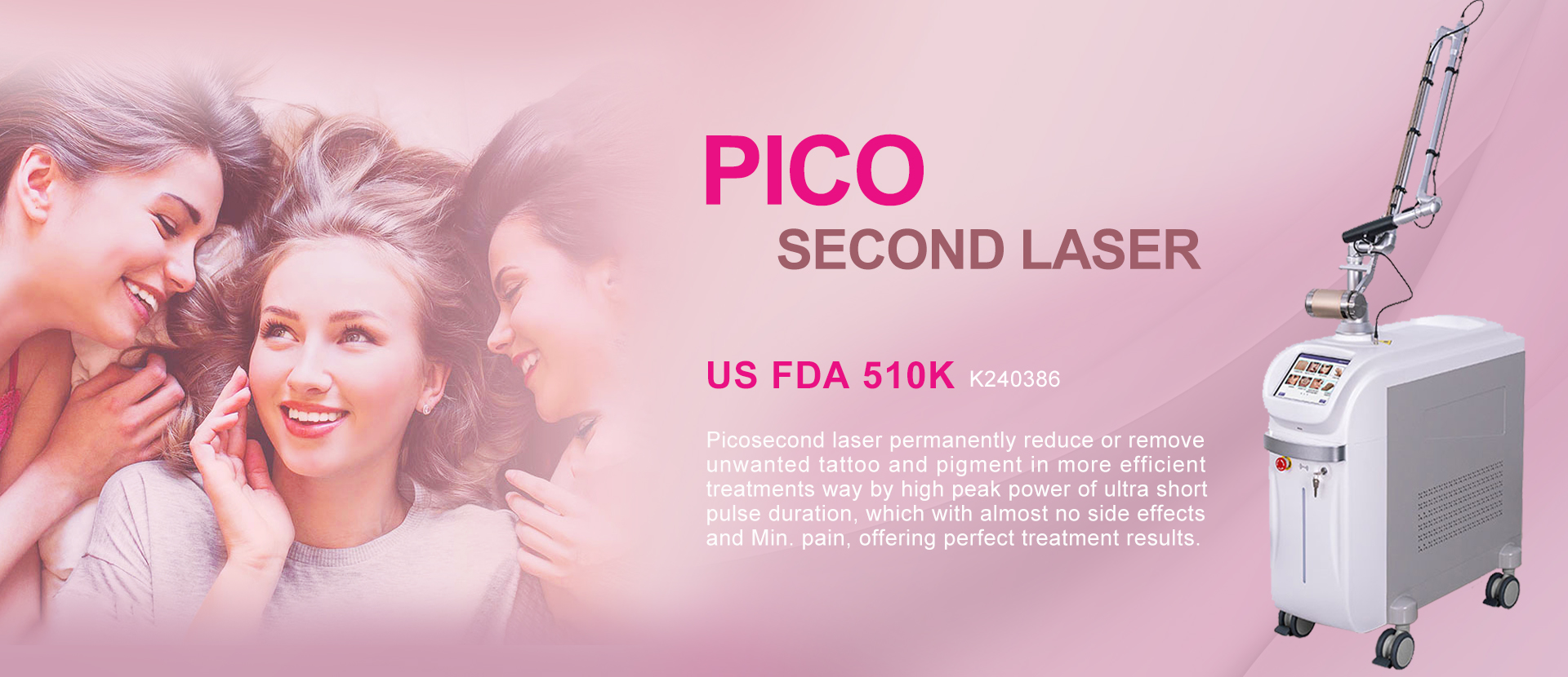 Picosecond Nd: YAG Laser Device BL-C10 for all Tattoos