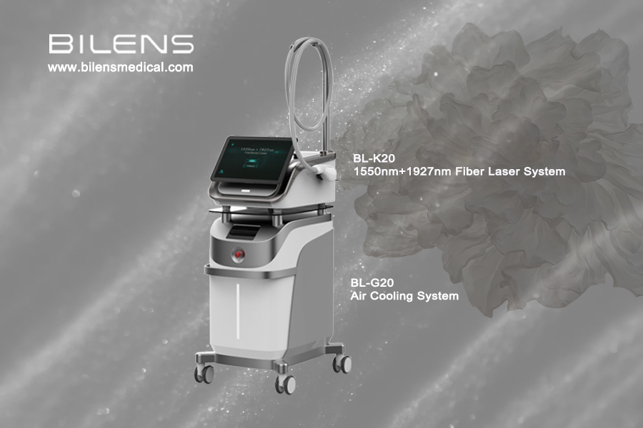 The 1550nm and 1927nm wavelengths are combined in non-ablative fractional lasers to provide comprehensive skin rejuvenation.