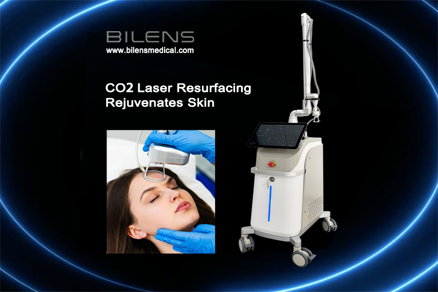 What is the advantages of CO2 laser resurfacing?