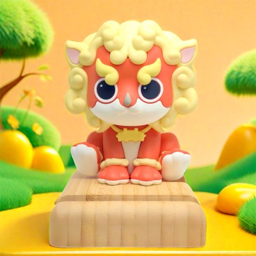 Customized Chinese Style Cute Lion Cartoon Phone Holder