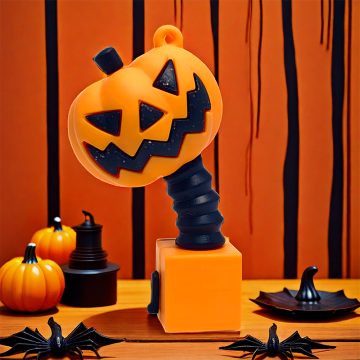 Customized Halloween Pumpkin Lantern PVC Ornament