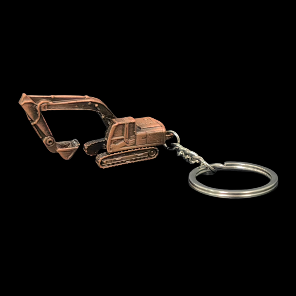 Customized Metal Vintage Tractor Keychain