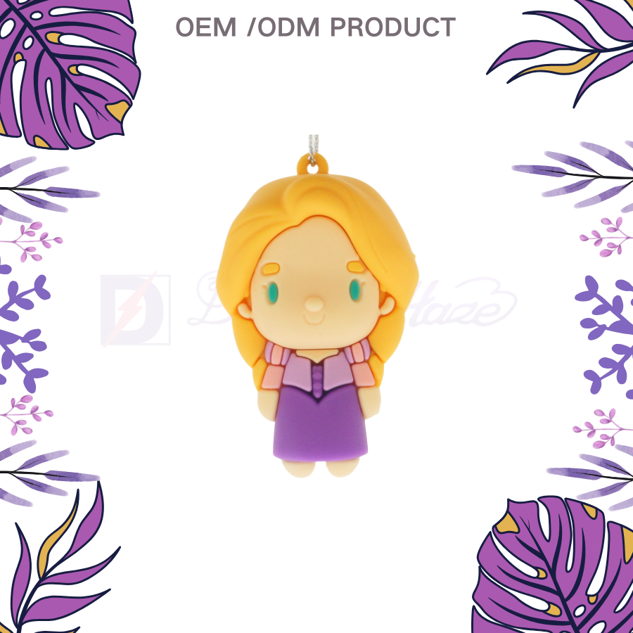 Customized Yellow Hair Princess Prnament