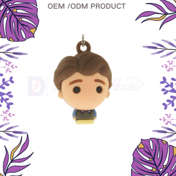 Customized Pvc Blue Boy Ornament