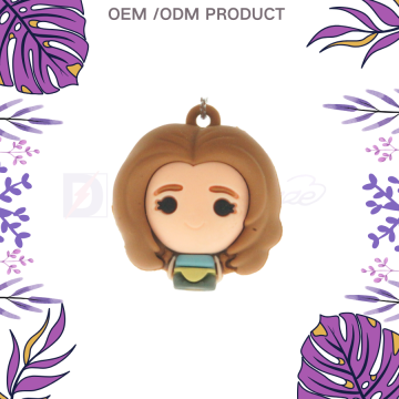 Customized PVC Green Girl Ornament