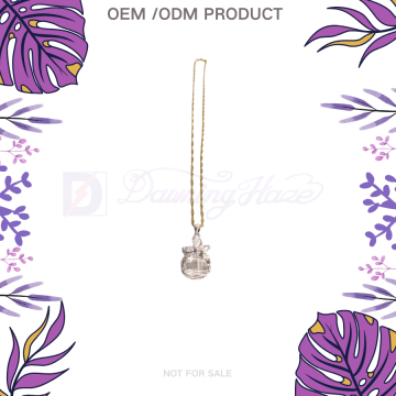 Customized  Alloy Electroplate Necklace