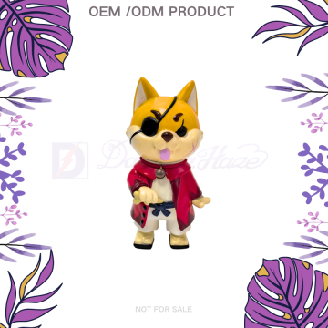 Customized Vinyl Rotocasting Cartoon Fox Figure