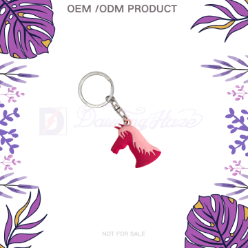 Customized PVC Cartoon Horse Bag Charm