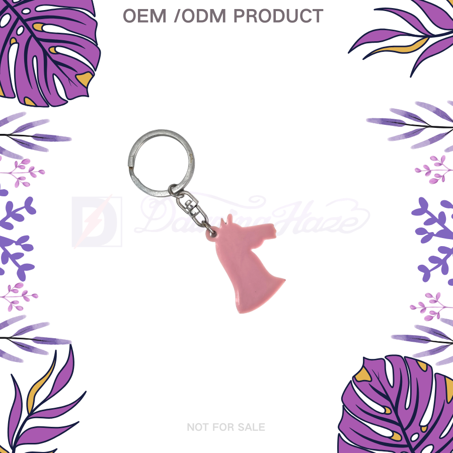 Customized PVC Cartoon Horse Bag Charm-product