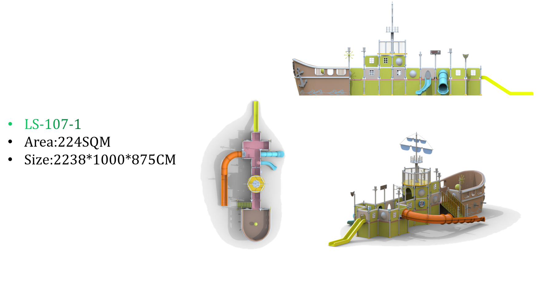 fiberglass pirate ship factoryekl