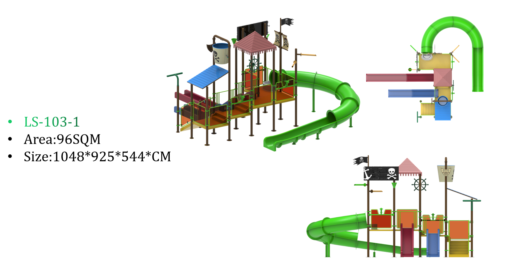Pirate Themed Water Slide6w2
