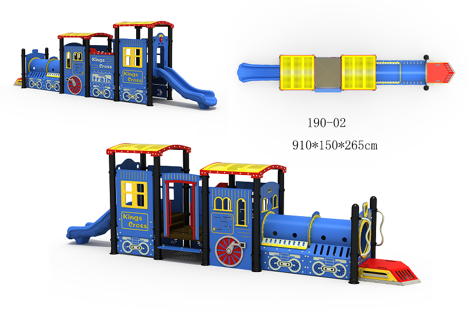 kids play ground outdoor plastic slide (2)jq1