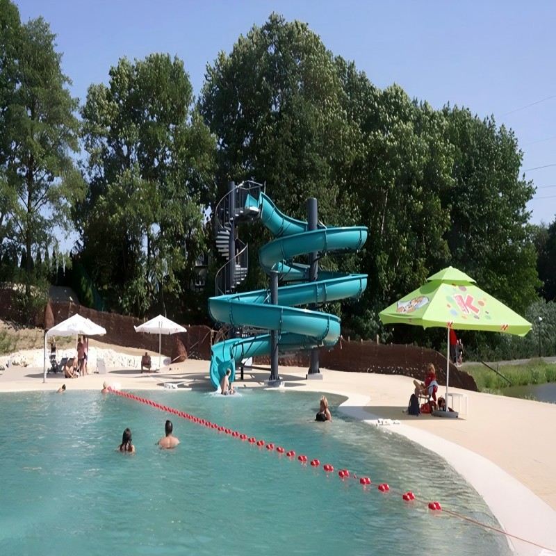amusement park with water rides
