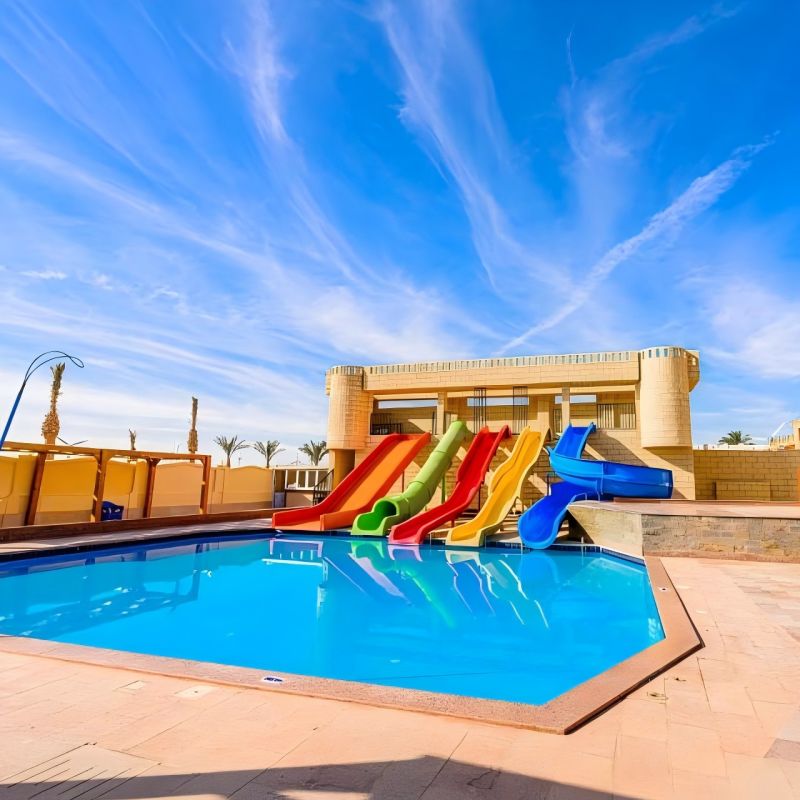 aqua spiral slide