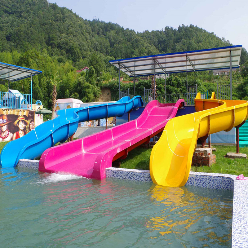 Tobogán de piscina de fibra de vidrio al por mayor