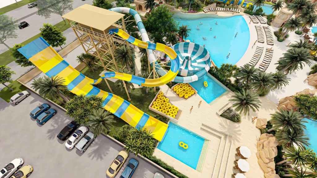 Raft Boomerang Water Slide