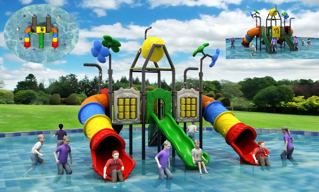 scivolo di plastica per bambini