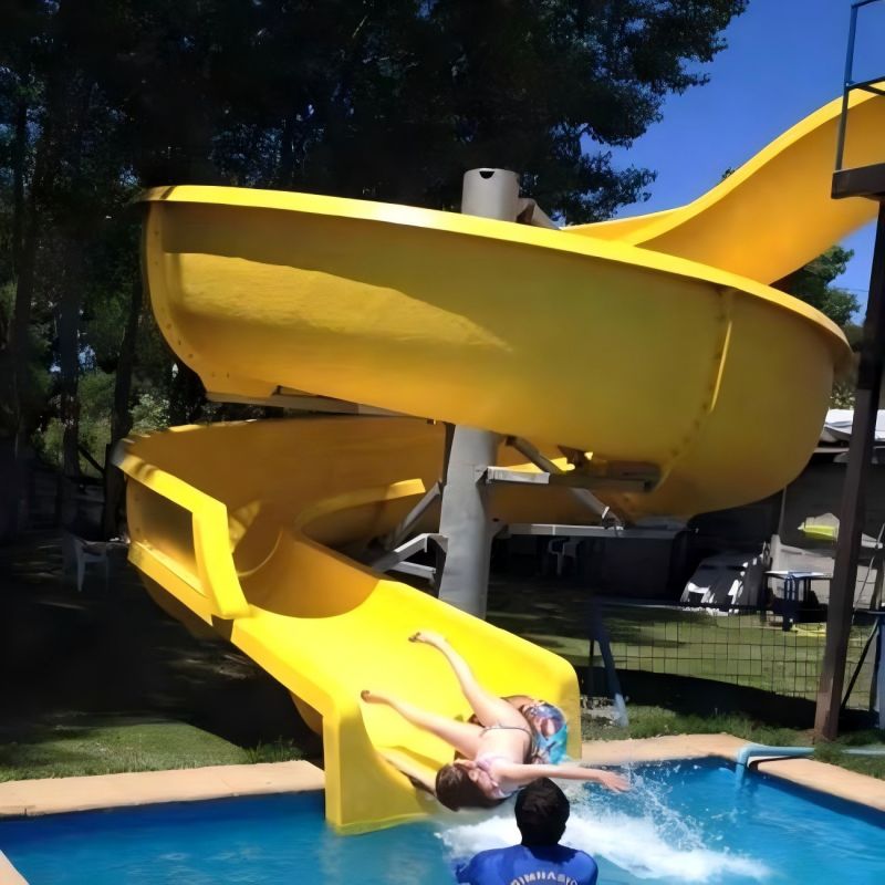 swimming pool slide
