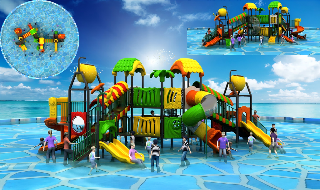 water playground water house