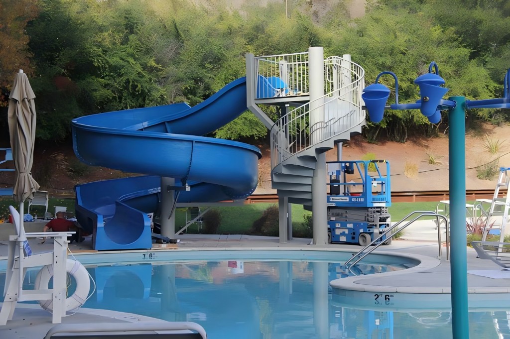 water slide for swimming pool