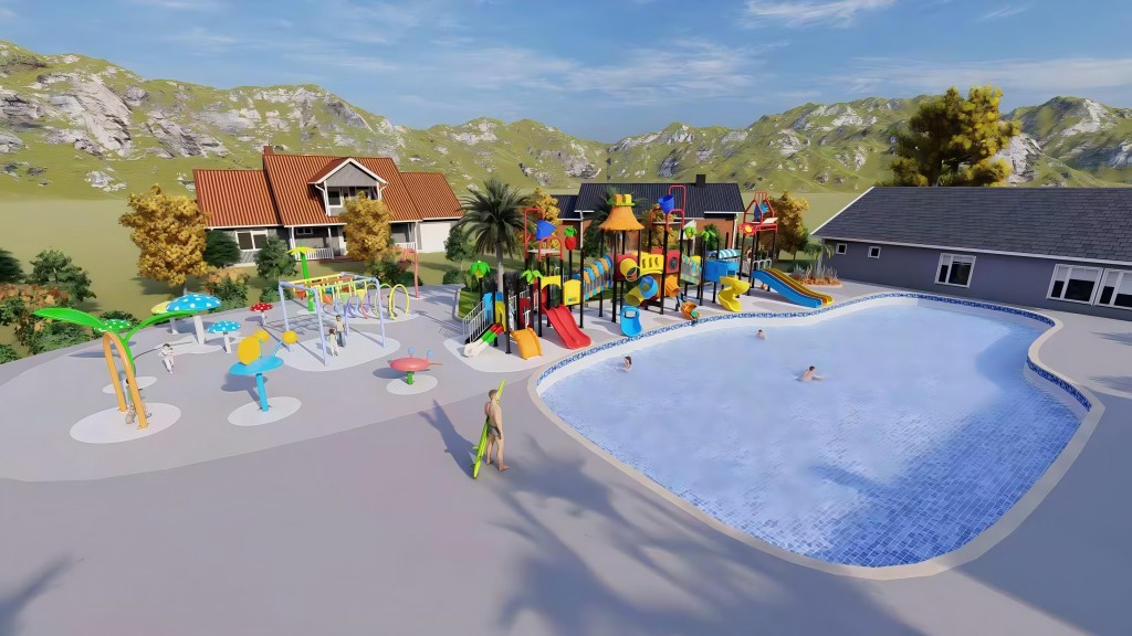 long water slide for backyard