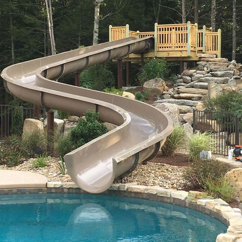 home swimming pool slides