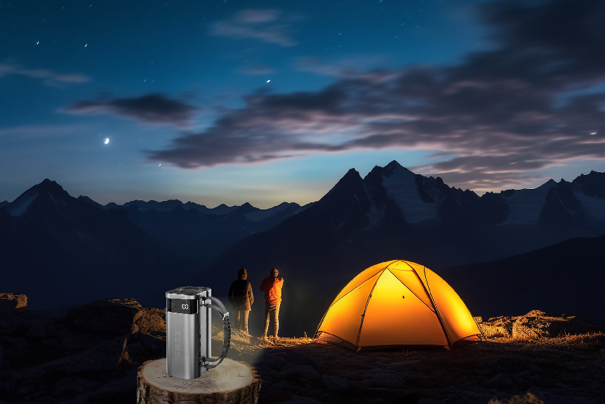 Exploring a new realm of outdoor use: Portable power station ZS203 helps worry-free hiking and camping