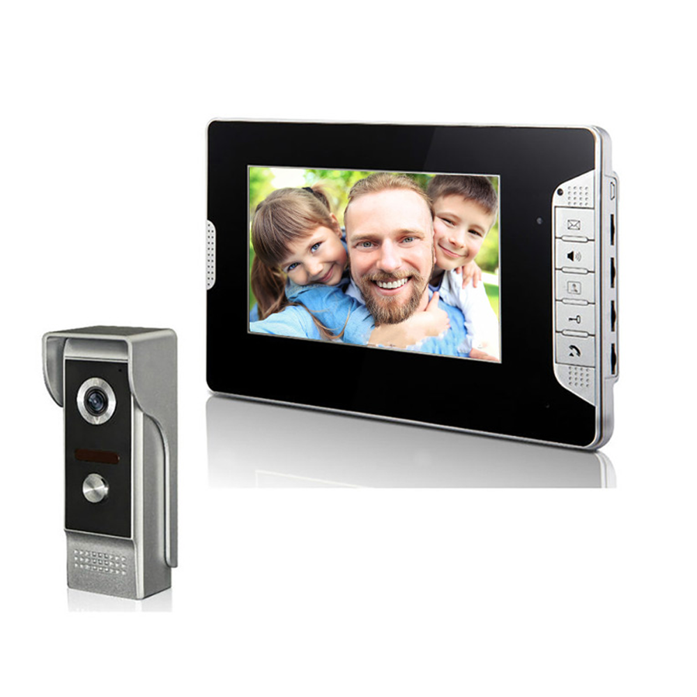 Waterproof Video Door Station System With 7" Monitor For Villa